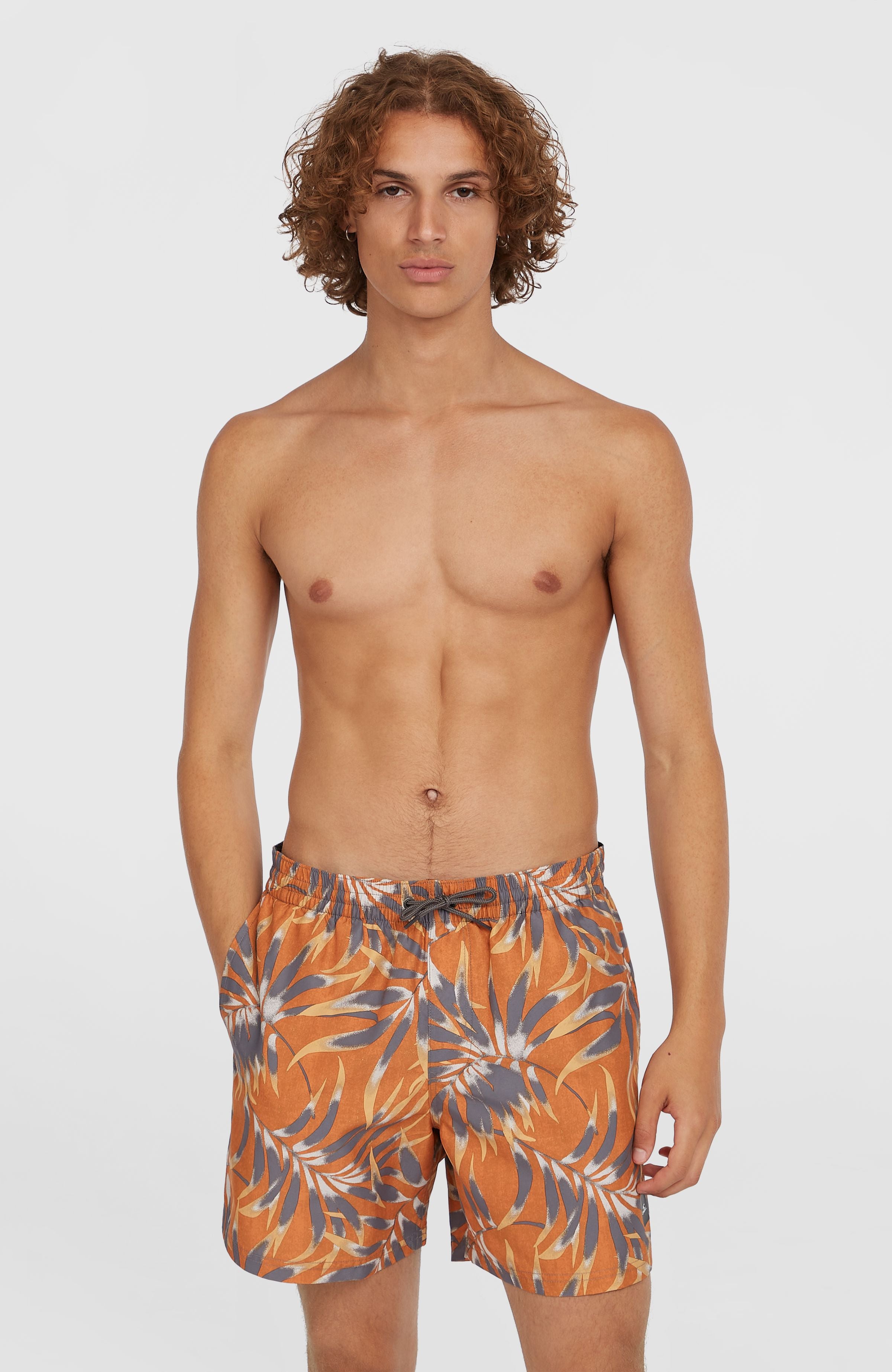 Mens Cali Floral 16 inch Swim Shorts