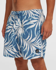Mens Cali Floral 16 inch Swim Shorts