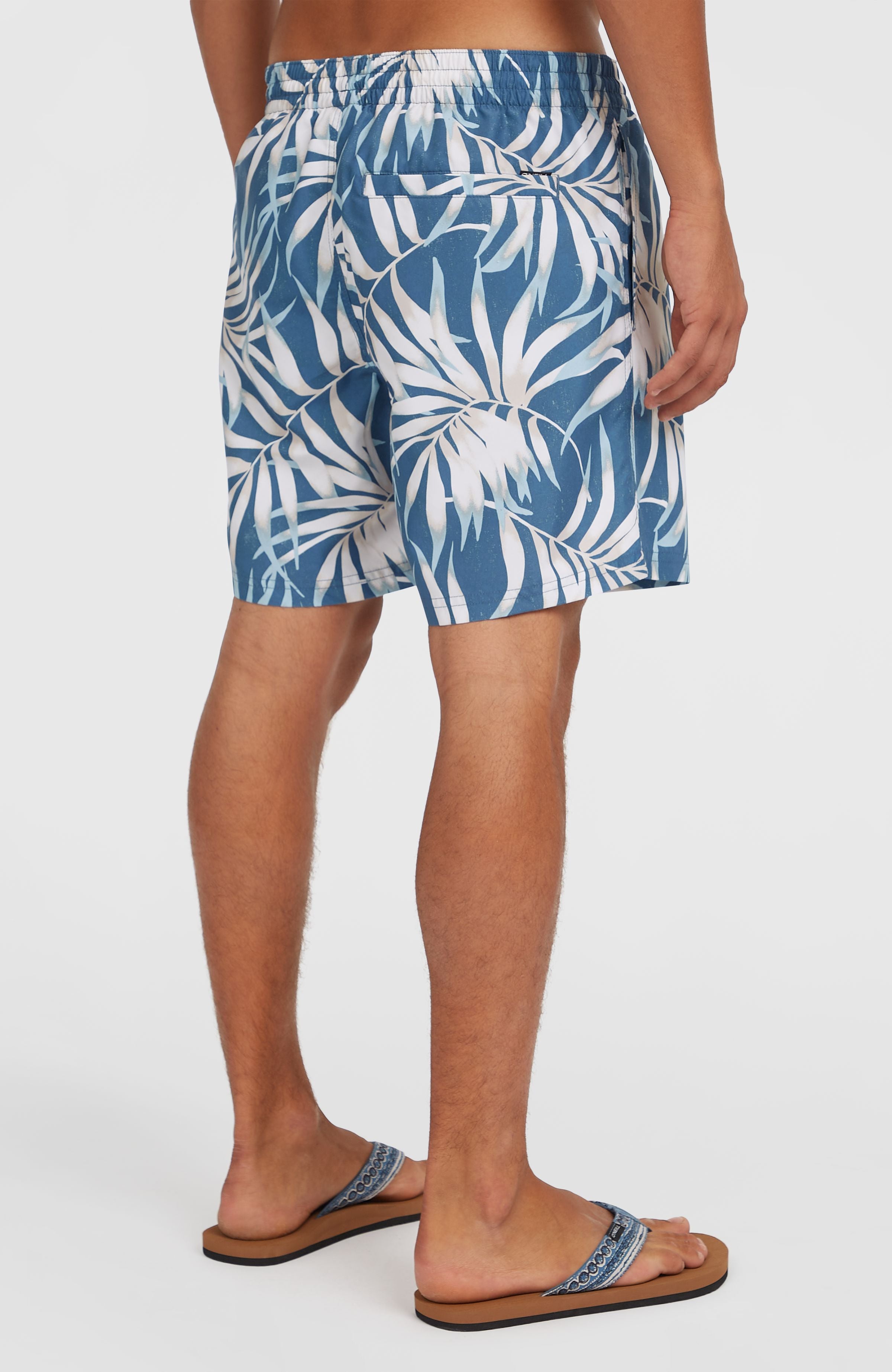 Mens Cali Floral 16 inch Swim Shorts