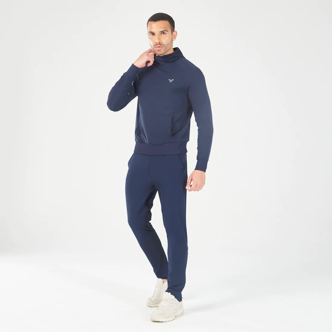 Mens Statement Ribbed Hoodie