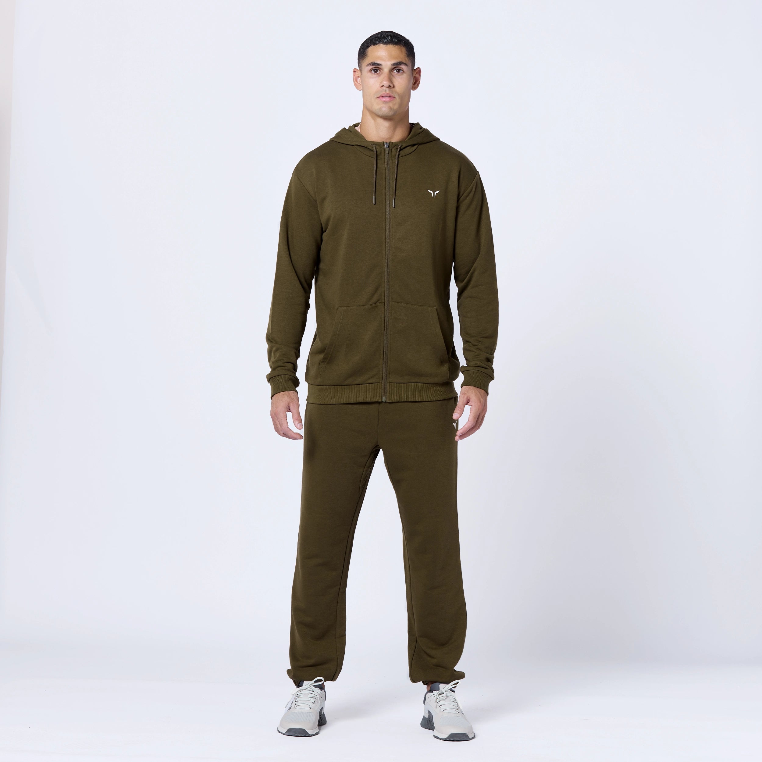 Mens Essential Zipped Hoodie