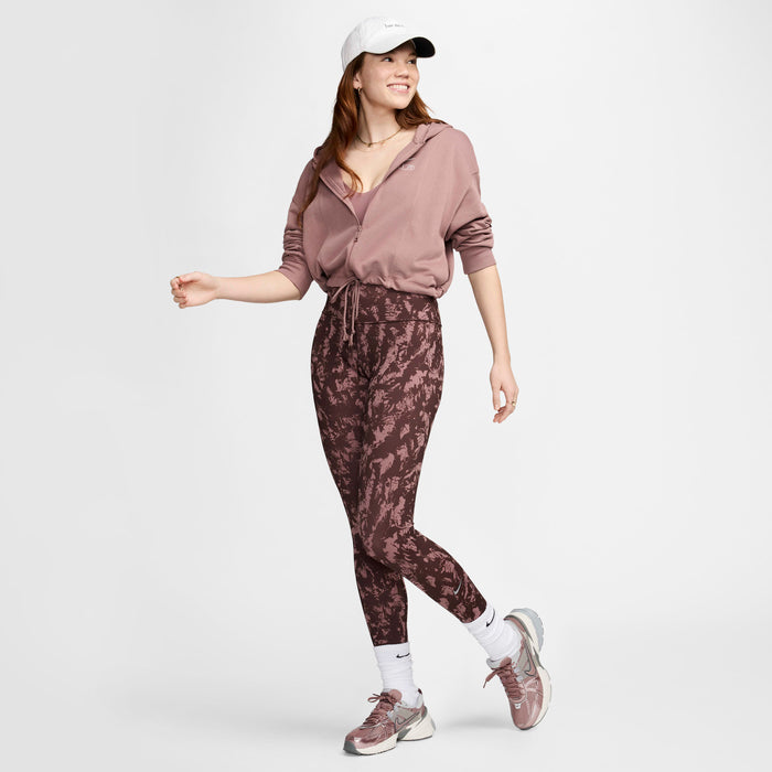 Womens Dri-Fit One All Over Print High Rise 7/8 Tight