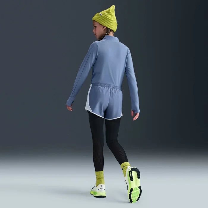 Junior Girls Dri Fit Long Sleeve Half Zip Top