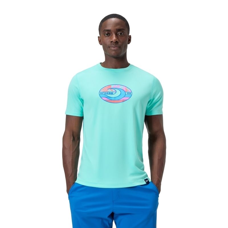 Mens Graphic Swimshirt