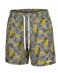 Mens Leafy 16 Inch Printed Watershorts