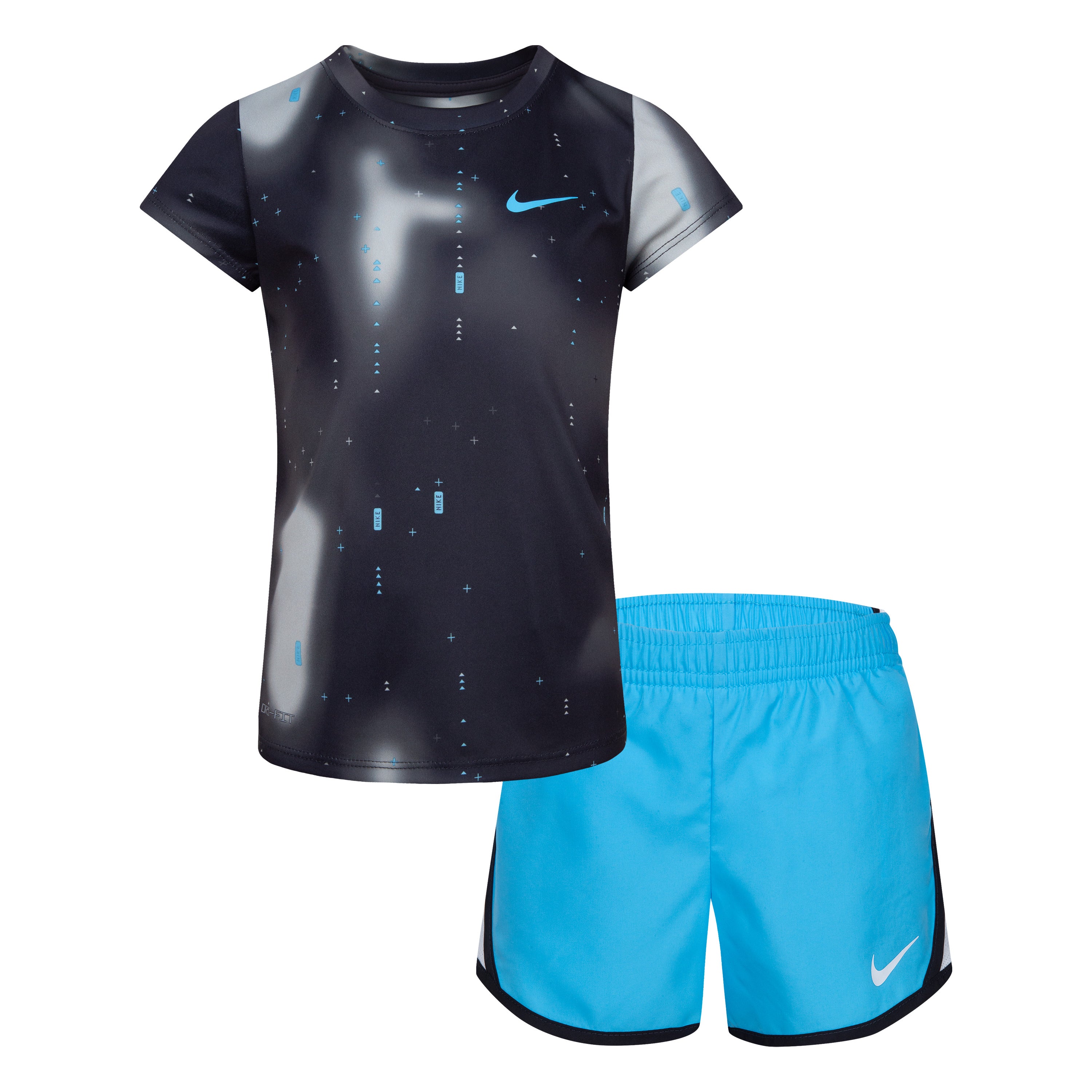 Girls Performance Dri-Fit T-Shirt Short Set