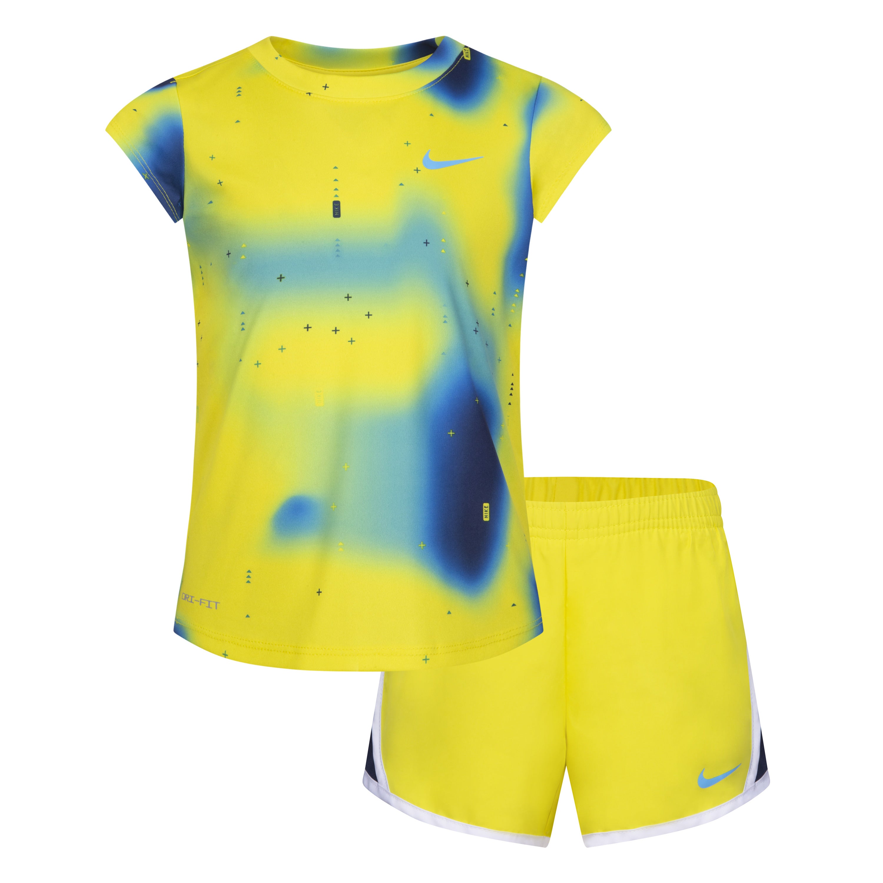 Girls Performance Dri-Fit T-Shirt Short Set