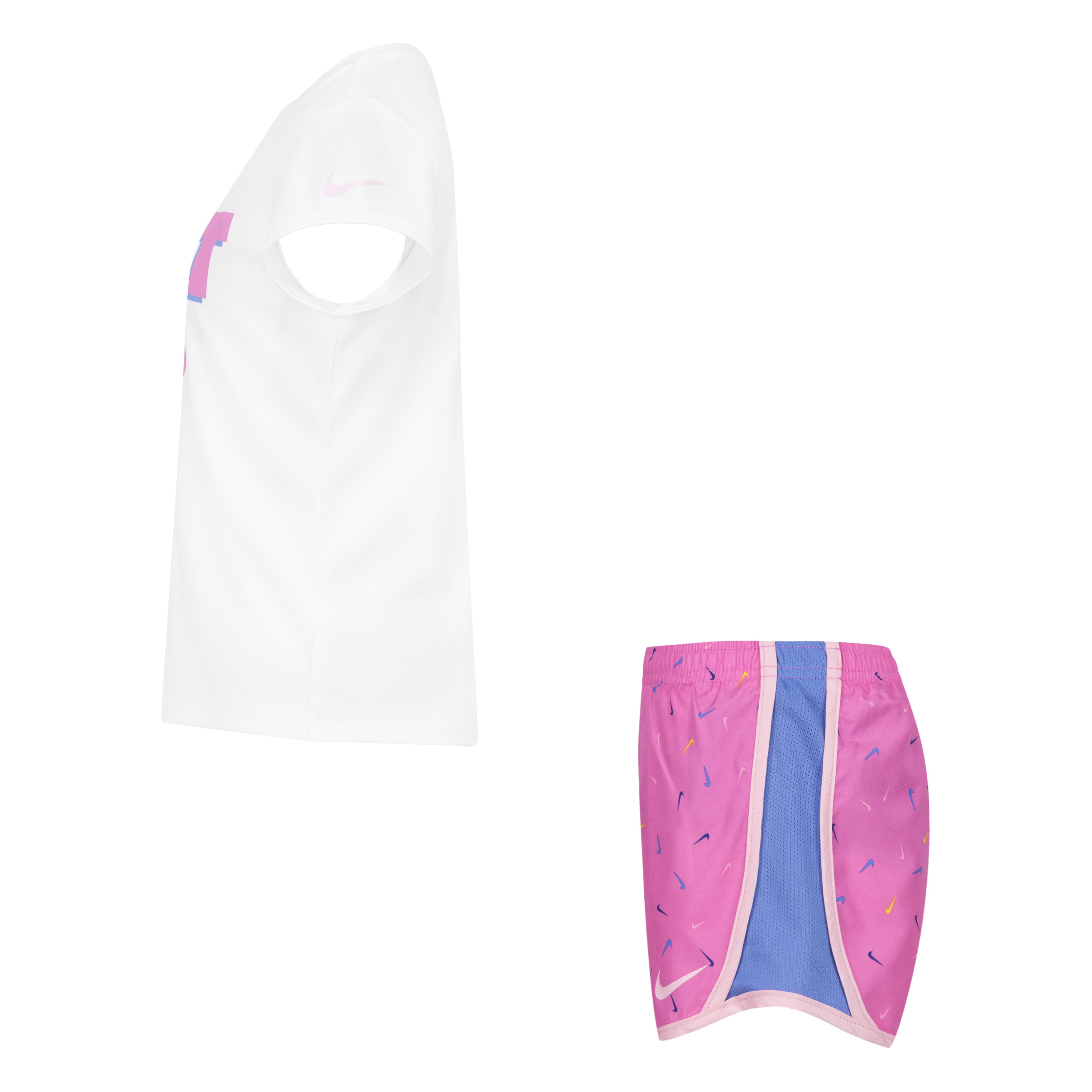 Girls Performance Swoosh T-Shirt Short Set
