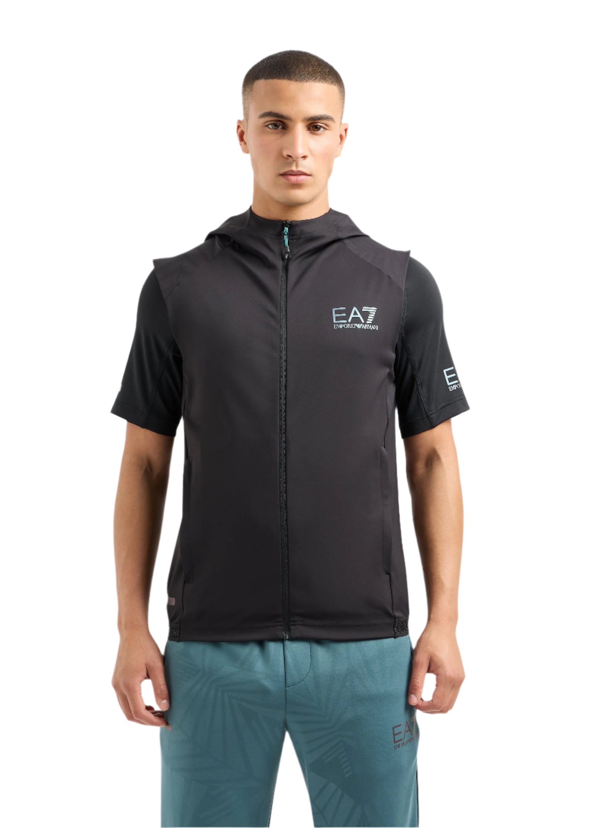 Mens Vigor7 Full Zip Sleeveless Hoodie