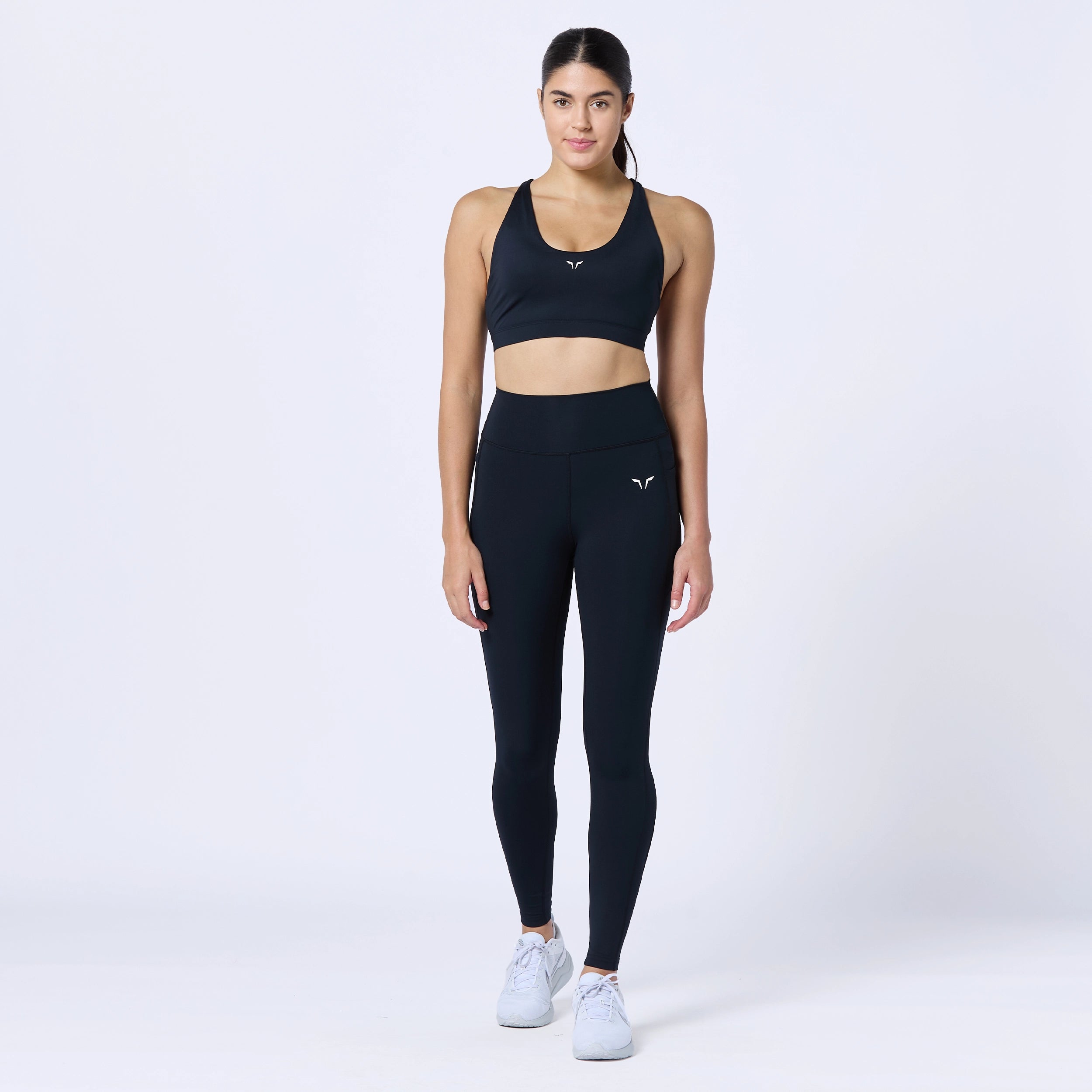 Womens Essential High Waisted Leggings 27"