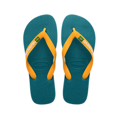 Kids Brazil Logo Flip Flop