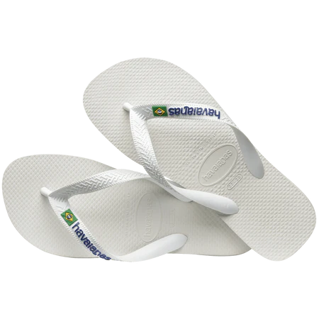 Mens Brasil Logo Flip Flop