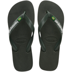 Mens Brasil Logo Flip Flop
