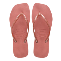 Womens Slim Square Flip Flop
