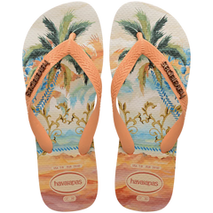 Womens Top Tropicalia Vibes Flip Flop