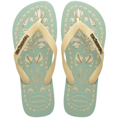 Womens Top Tropicalia Vibes Flip Flop