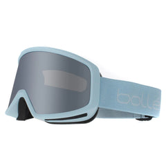 Bedrock Plus Blue Matte Band Black Chrome Lens Ski Goggle