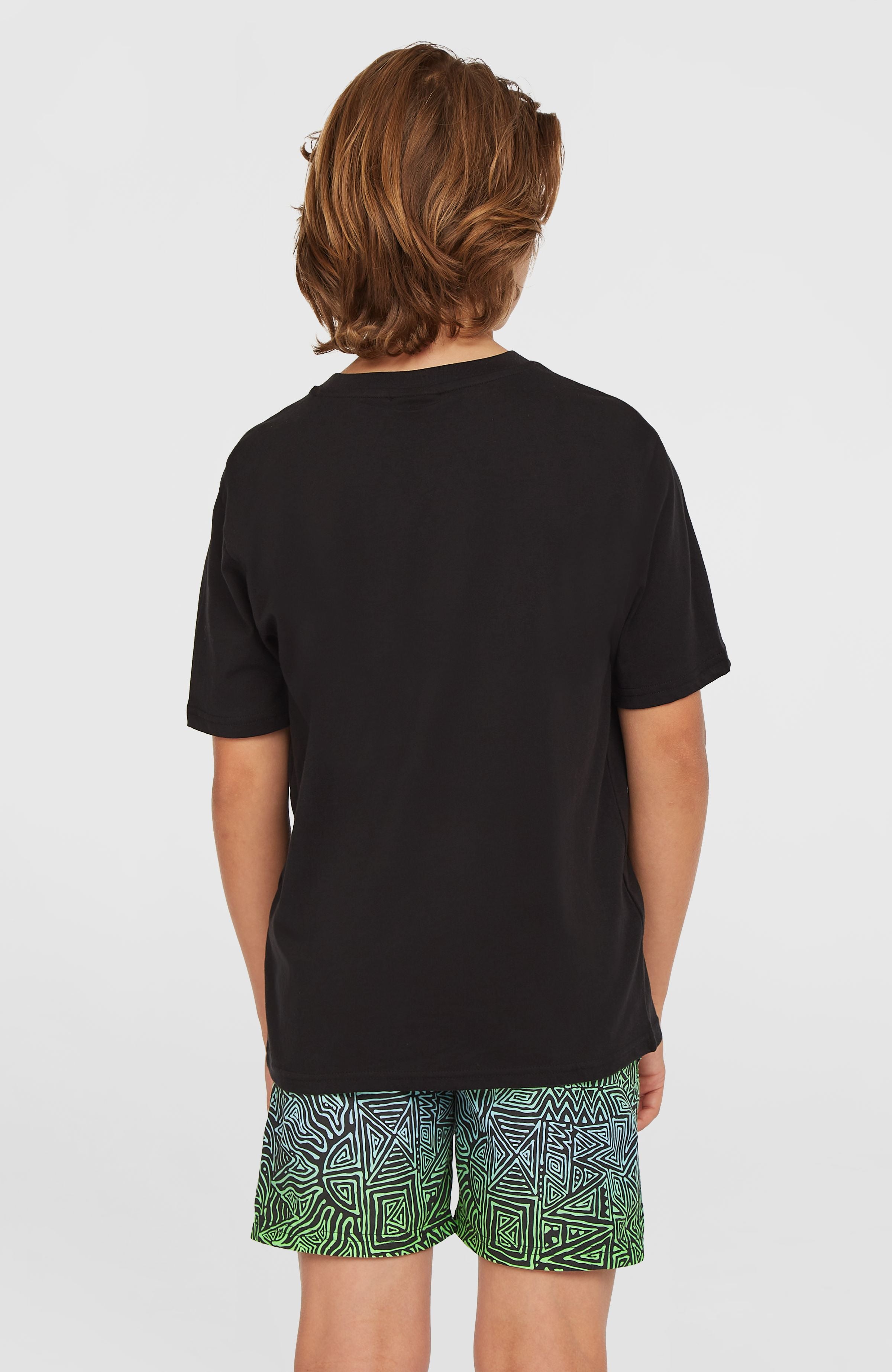 Boys Cali Printed 14 Inch Swim Shorts