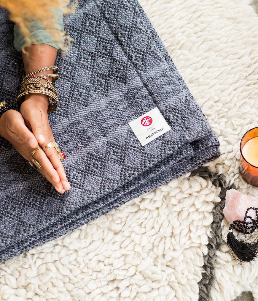 Yoga Cotton Blanket Thunder