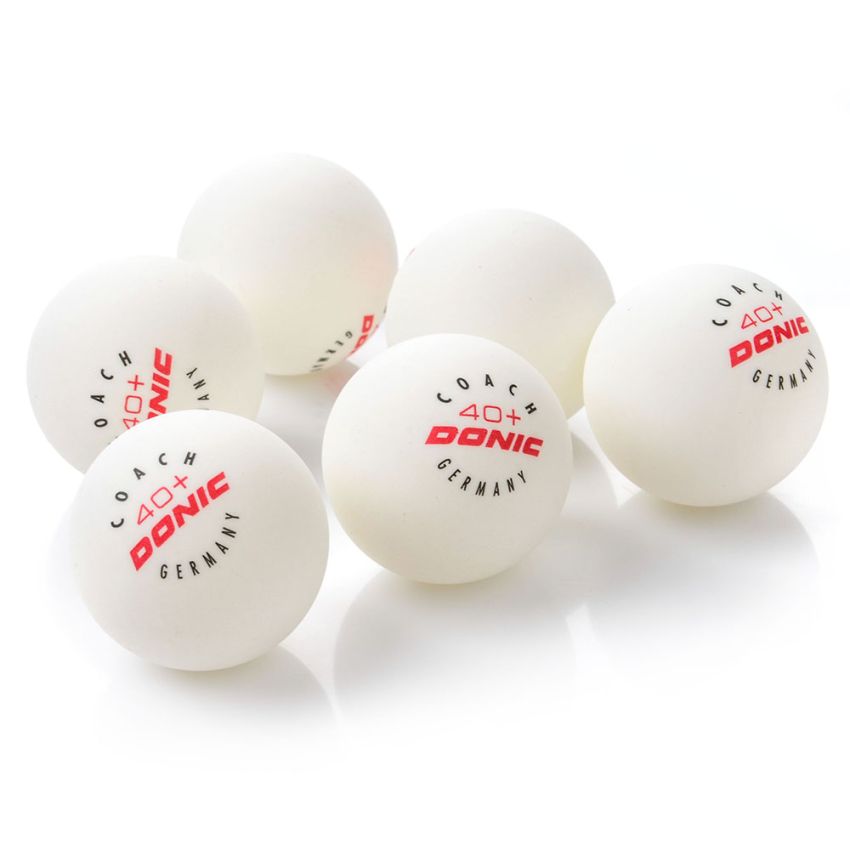 Coach 6 Pieces White 550275 Table Tennis Ball