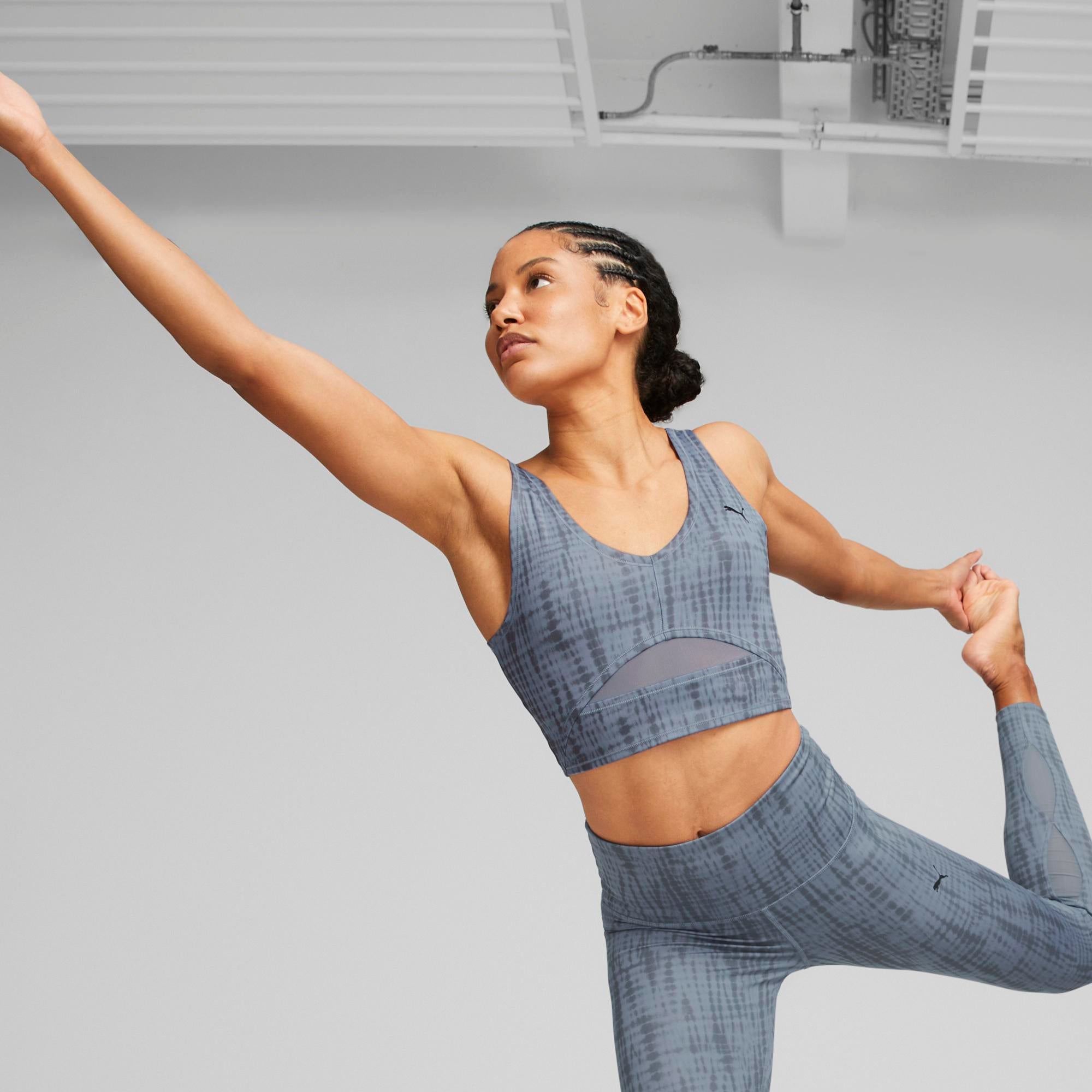 Womens Yoga Fitted Crop Tank
