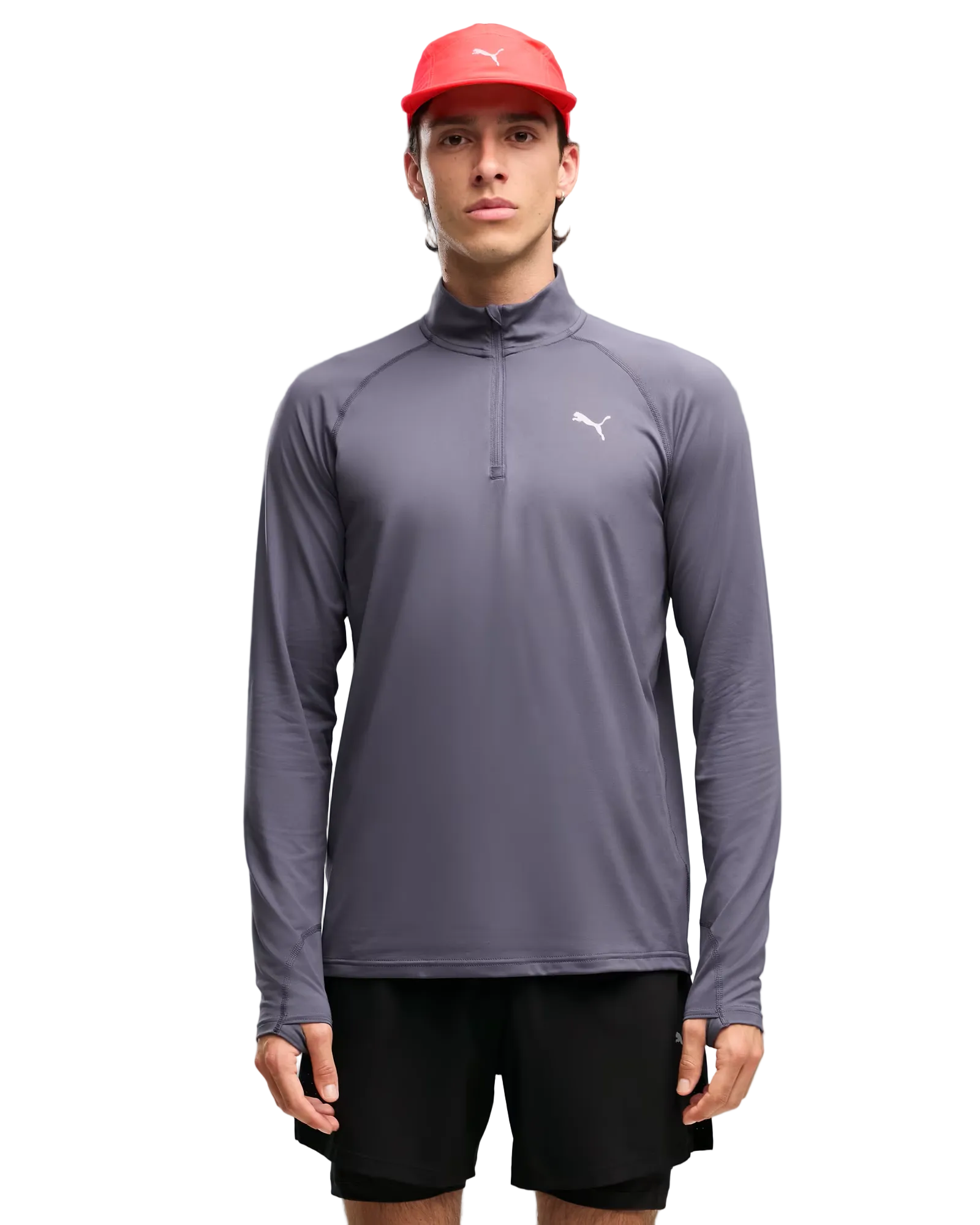 Mens Run Velocity Cloudspun 1/4 Zip