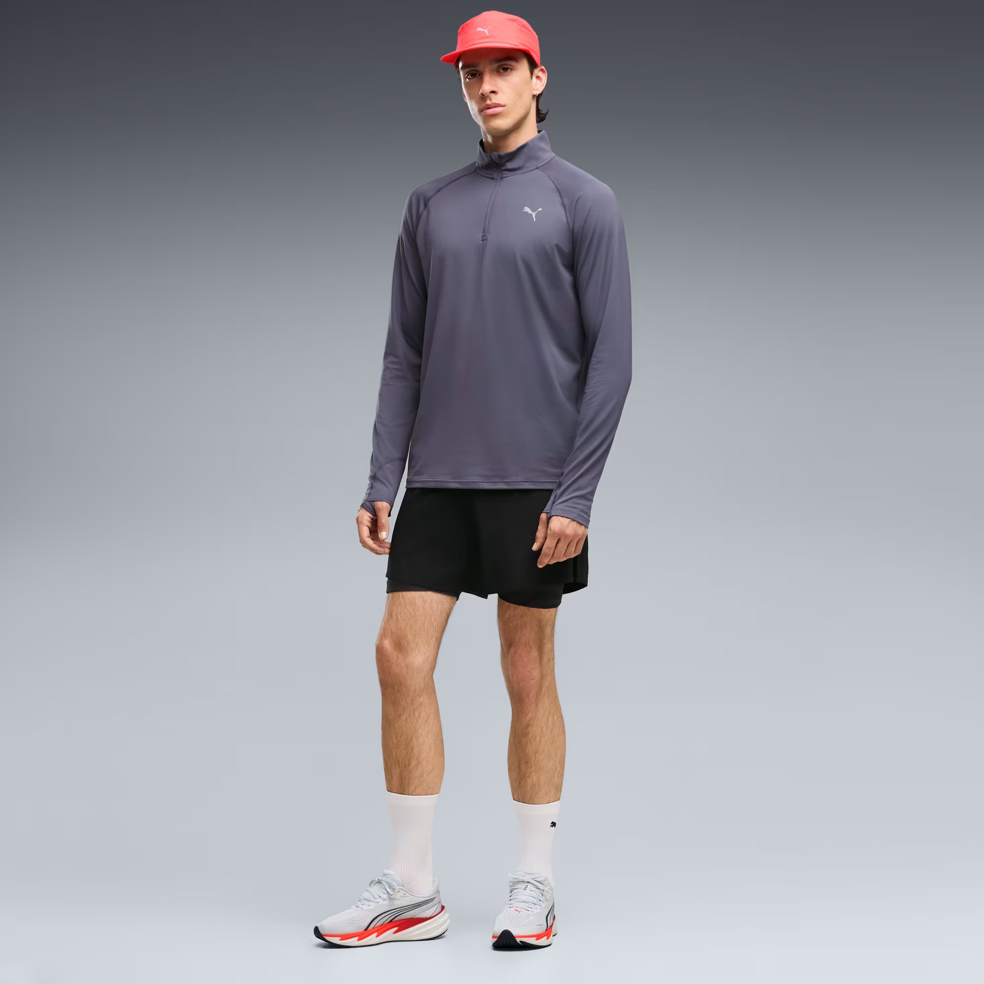 Mens Run Velocity Cloudspun 1/4 Zip