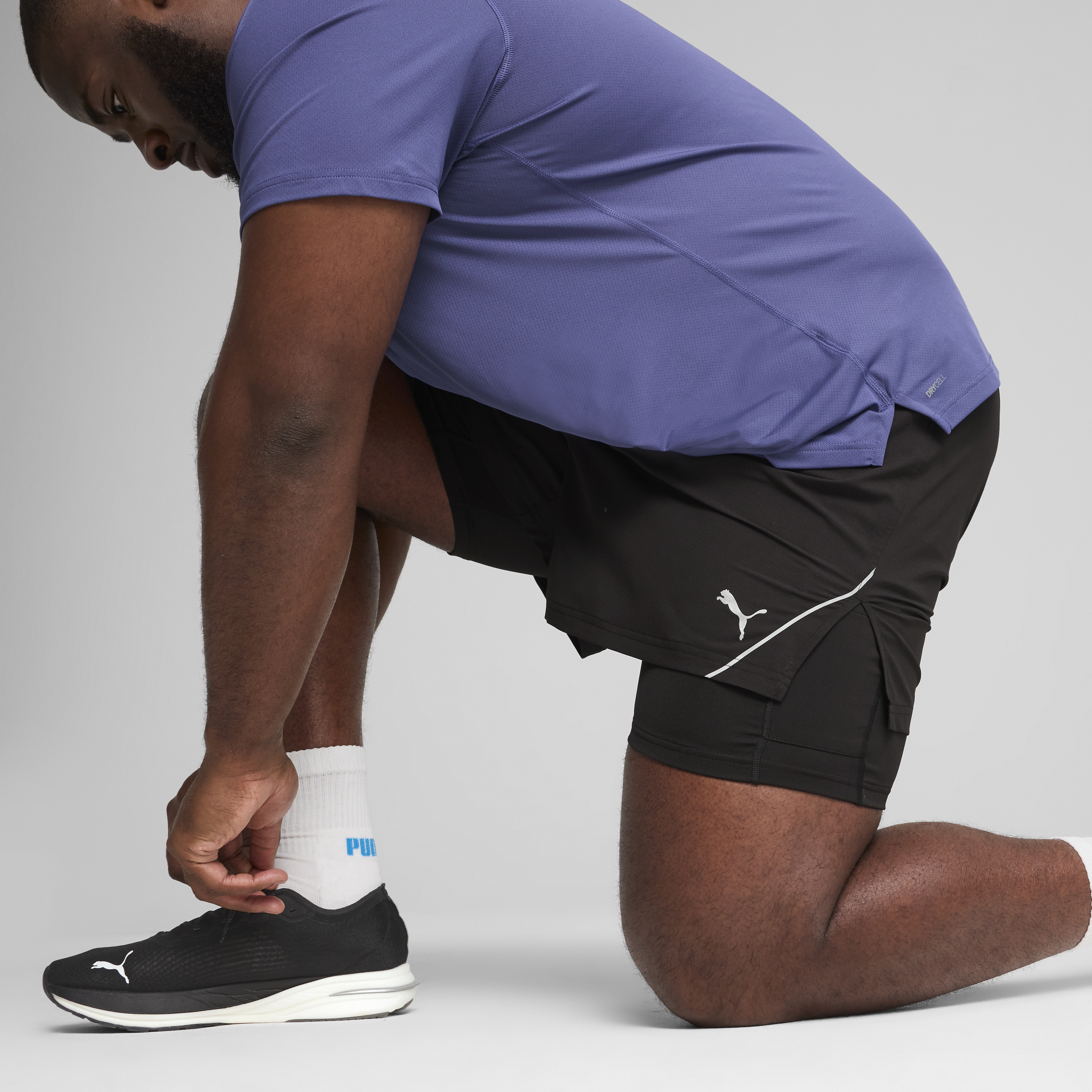 Mens Run Ultraweave 2in 1 5 Inch Short