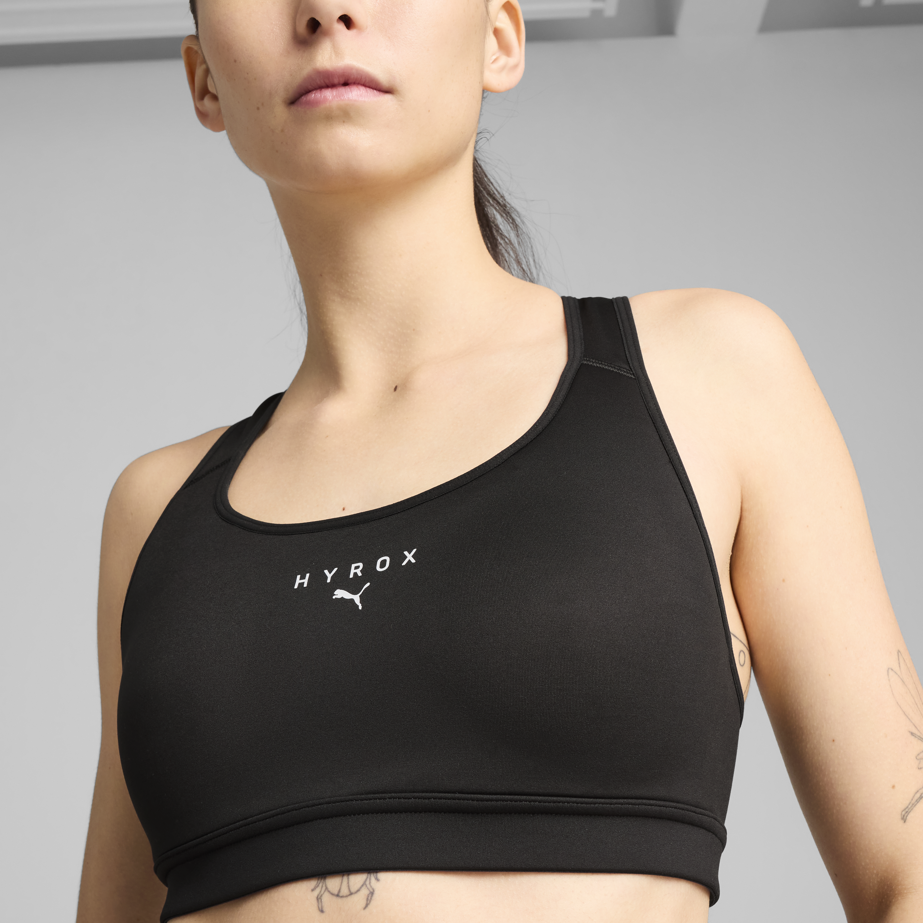 Womens Hyrox Racerback Medium Impact Sports Bra