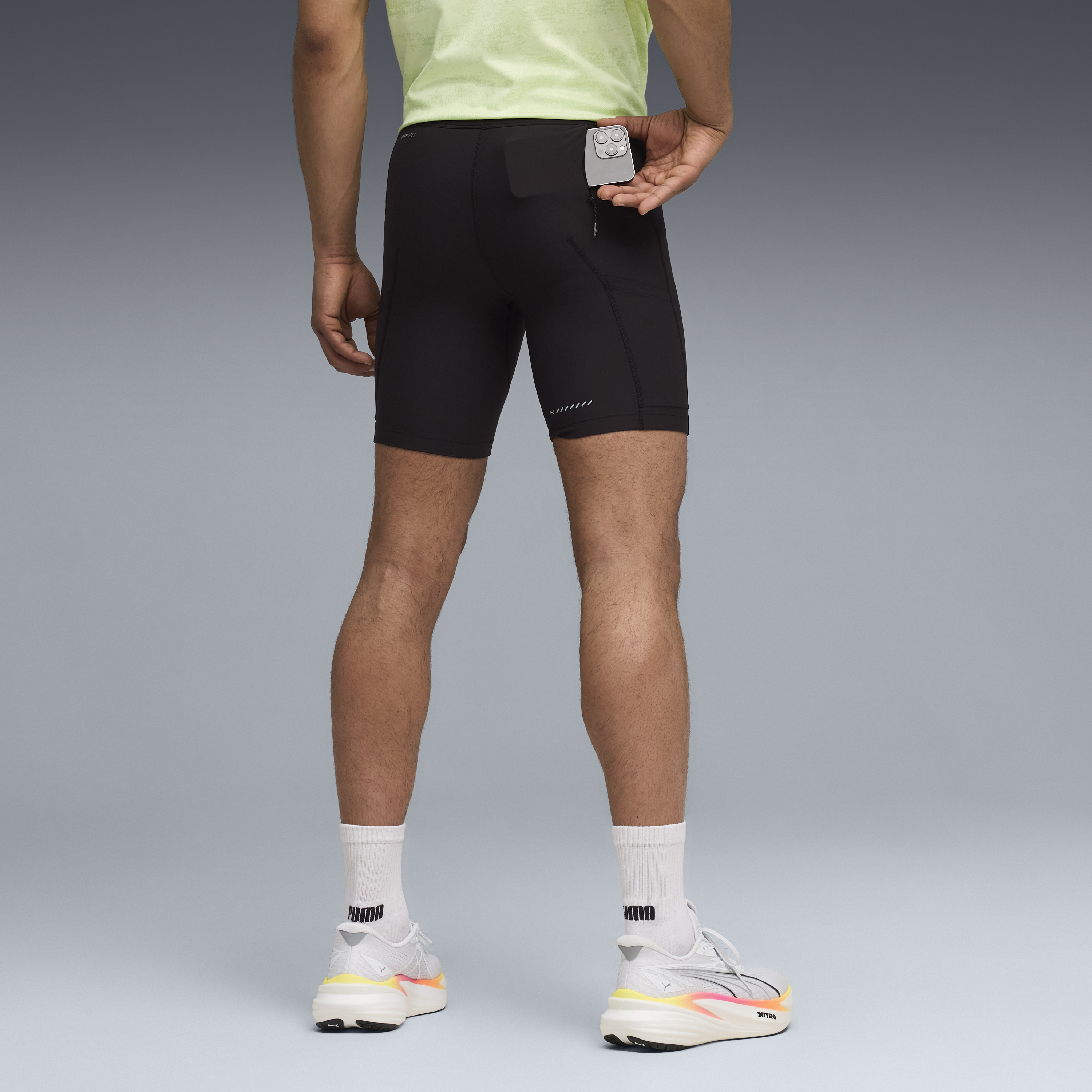 Mens Run Legend 8 Inch Half Tight