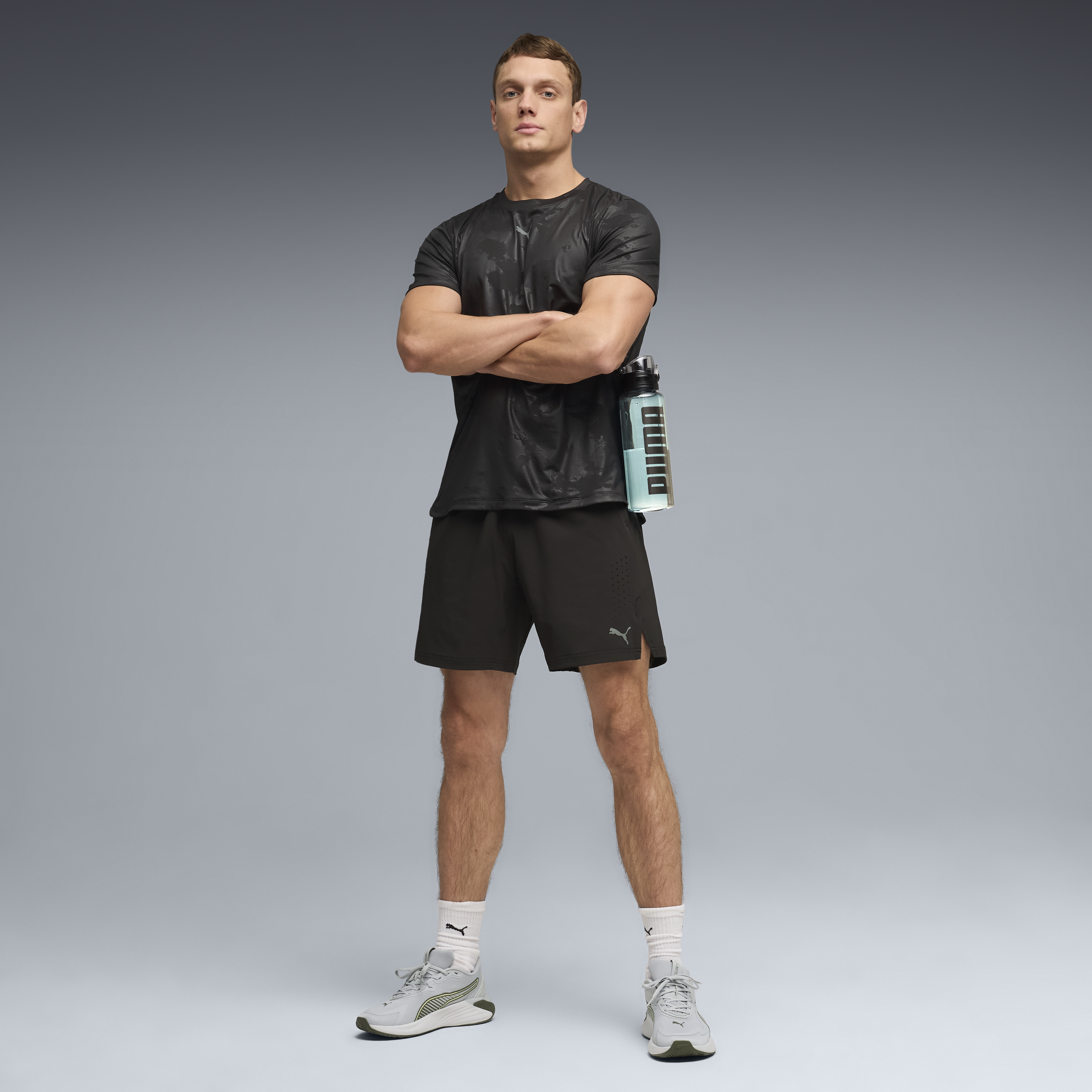 Mens CloudSpun Embossed Short Sleeve T-Shirt