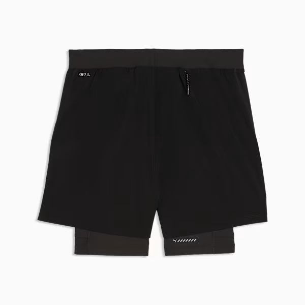 Mens Dreamrun 2 in 1 5 inch DryCell Short