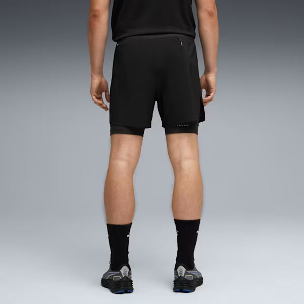 Mens Dreamrun 2 in 1 5 inch DryCell Short