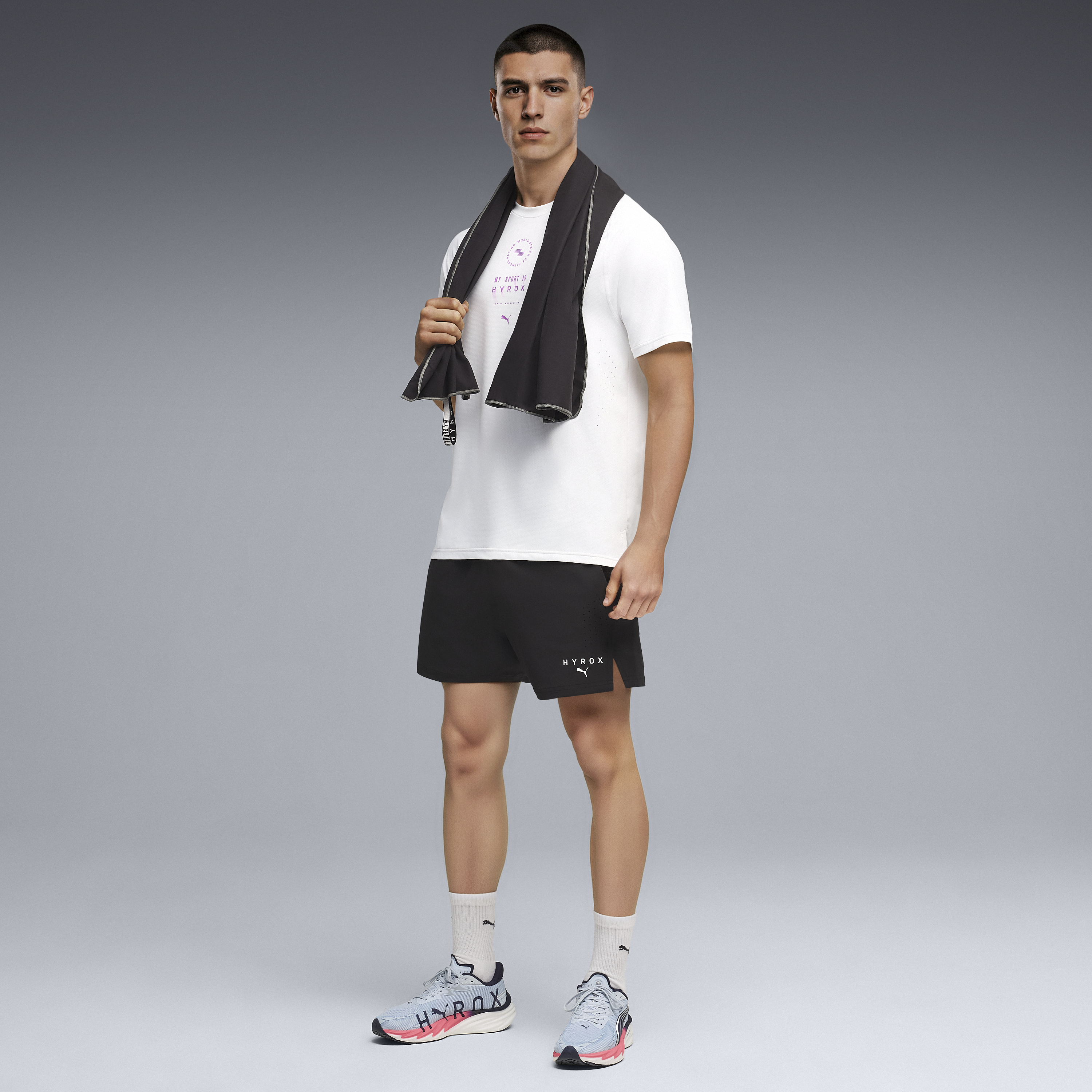 Mens Hyrox Dryelite Training Short Sleeve T-Shirt