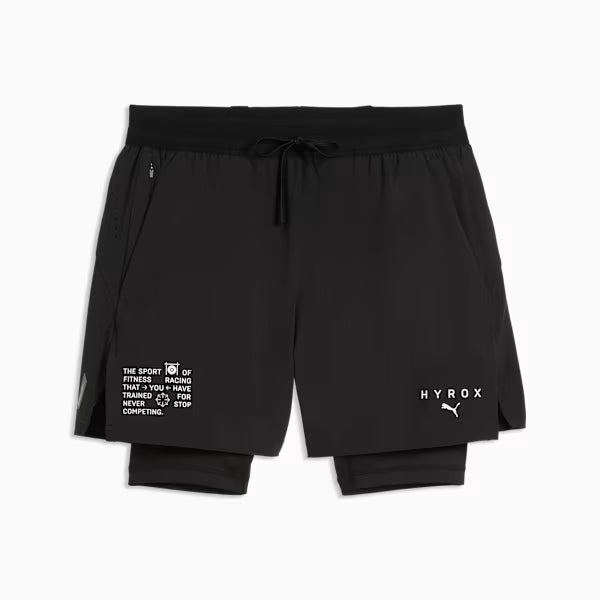 Mens Hyrox Powermode 2 in 1 Train Short