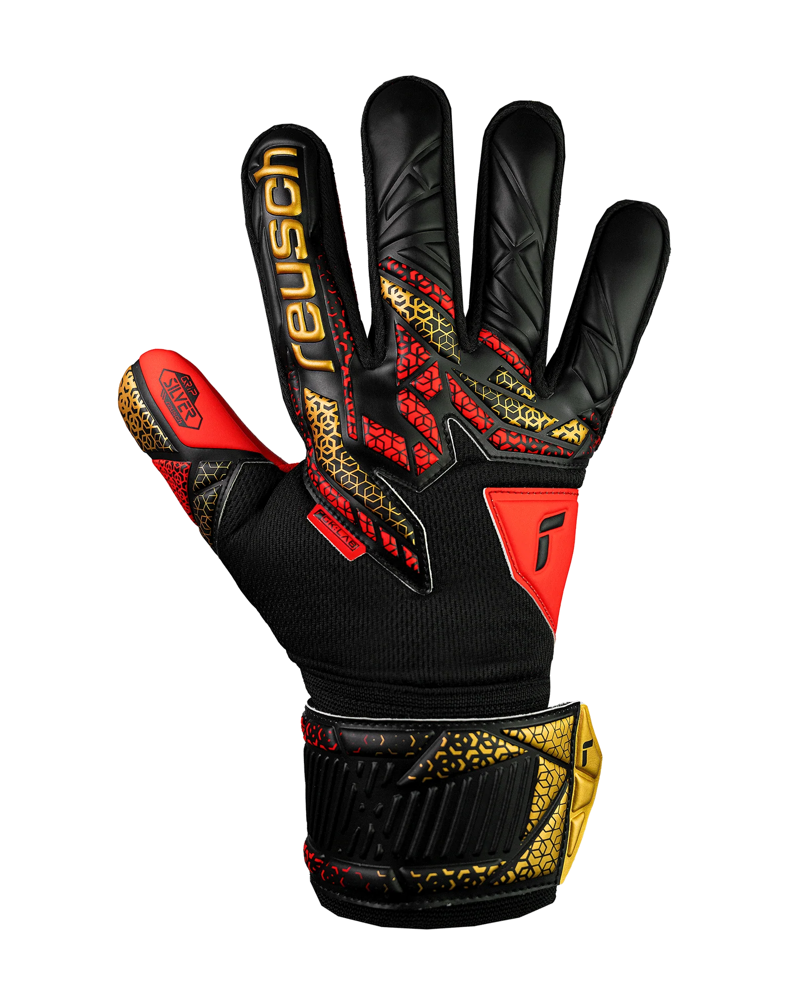 Junior Attrakt Silver Goalkeeper Gloves