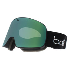 Nevada Black Corp Matte Band Phantom Green Lens Ski Goggle