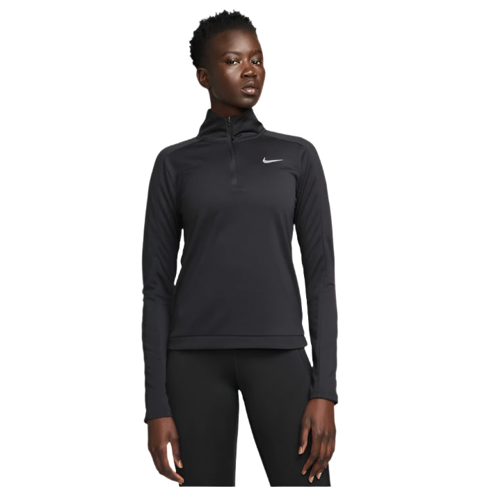 Womens Running Dri Fit Pacer Half Zip Long Sleeve T-Shirt