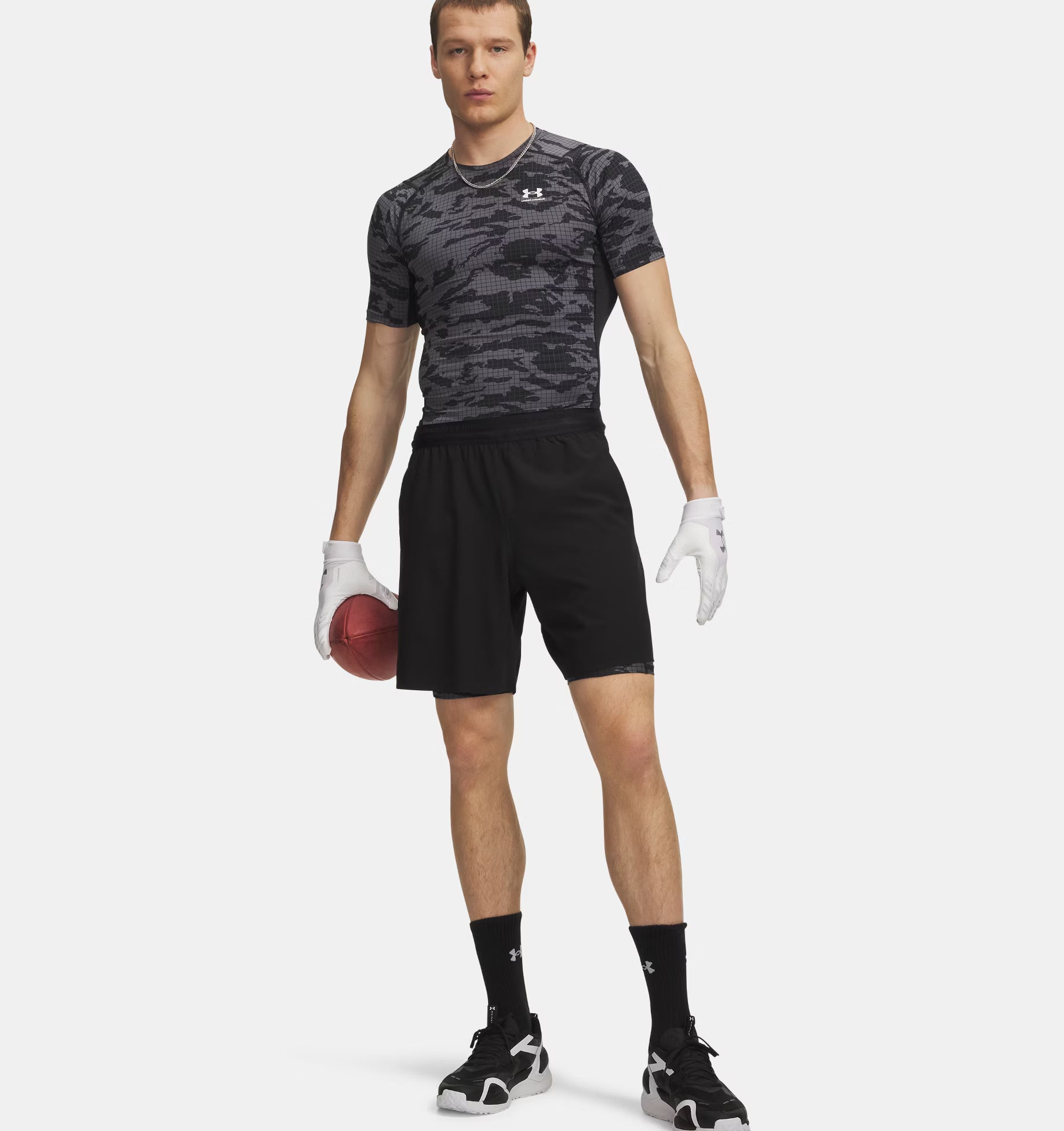 Mens Heatgear Armour Printed Short Tight