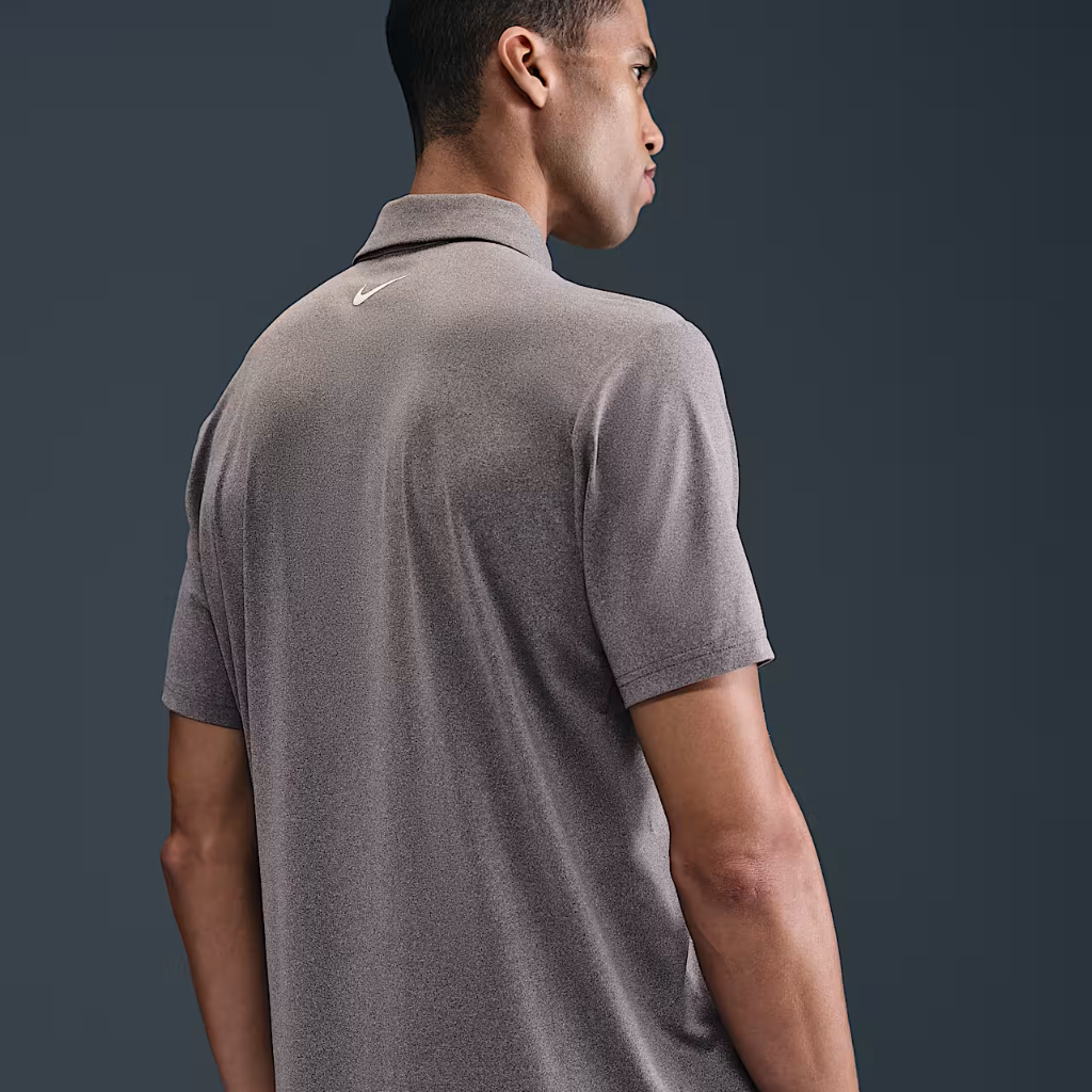 Mens Dri-Fit Tour Heather Golf Polo