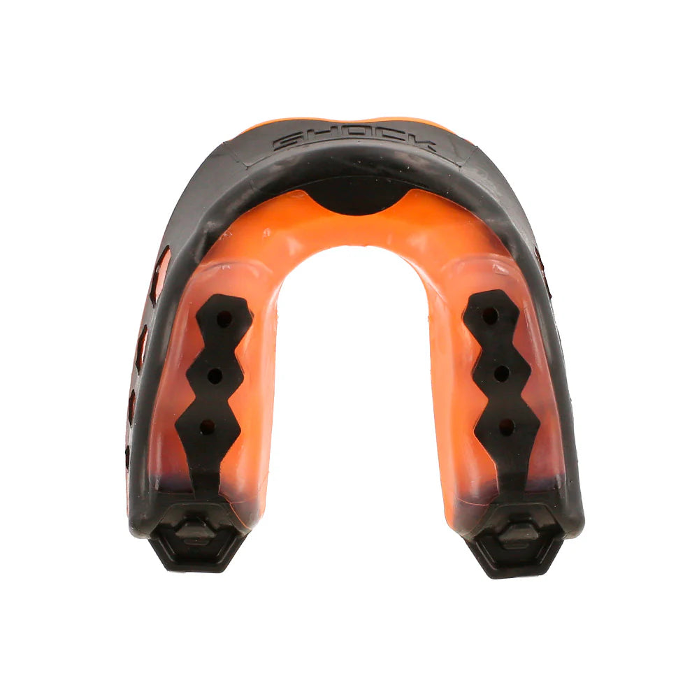 Gel Max Black Orange Adult Mouthguard