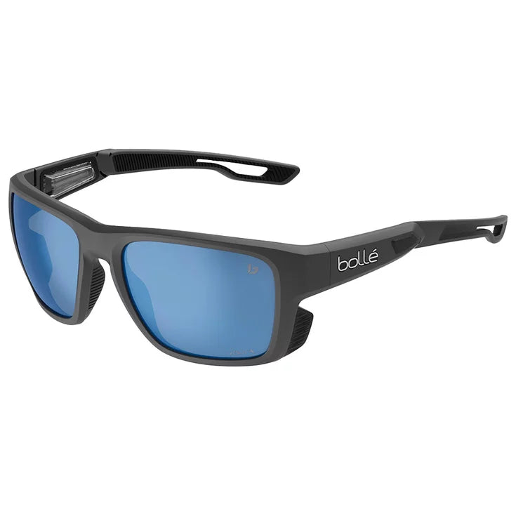Airdrift Black Matte Volt+ Offshore Polarized Sport Sunglass