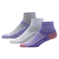 Womens 3 Pack Inferno Ultralight Quarter Socks