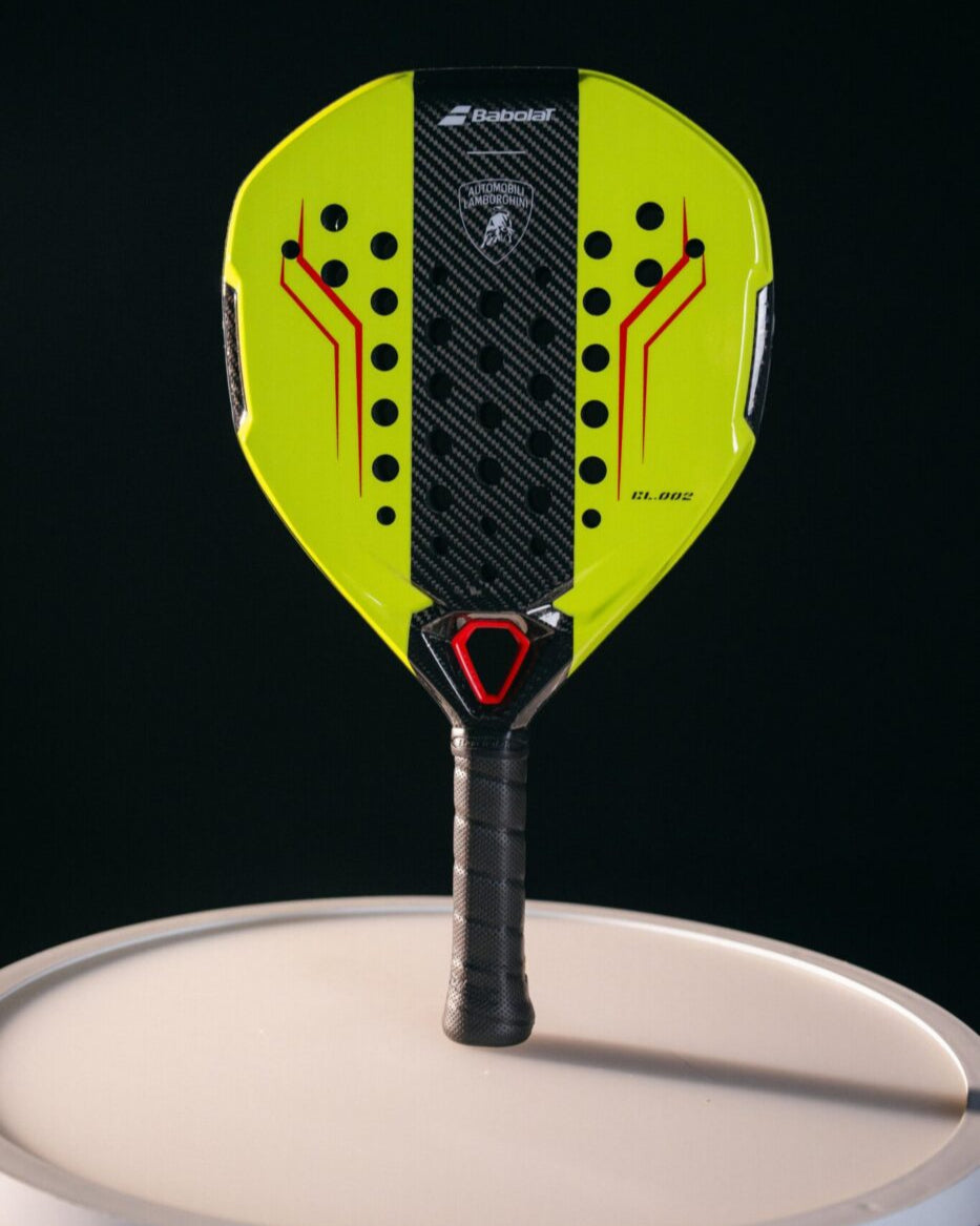 Lamborghini Yellow Red Padel Racket