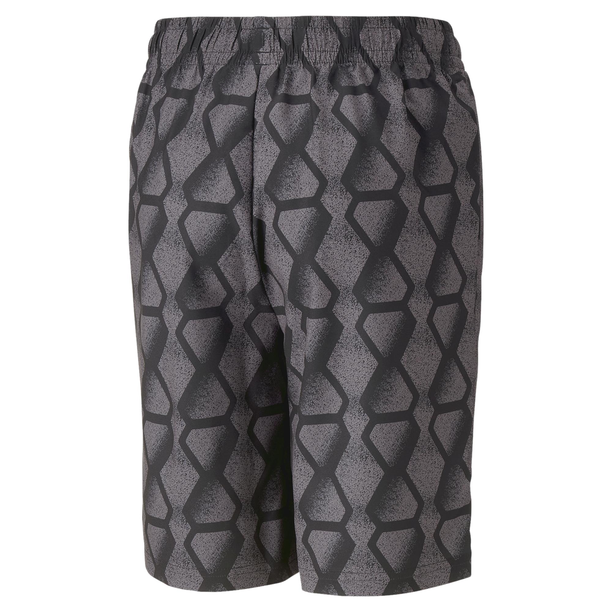 Boys Performance Active Sports Woven All Over Print Shorts