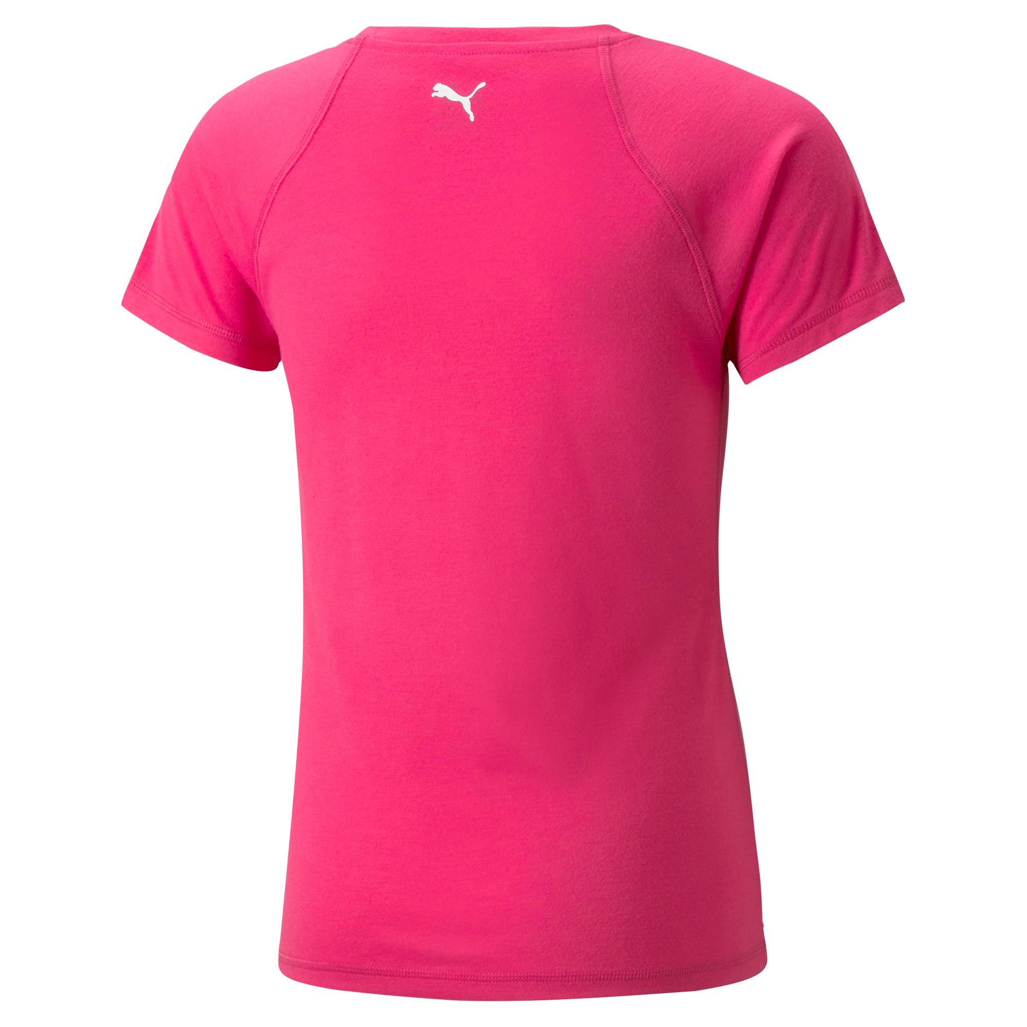 Girls Performance Logo Short Sleeve T-Shirt