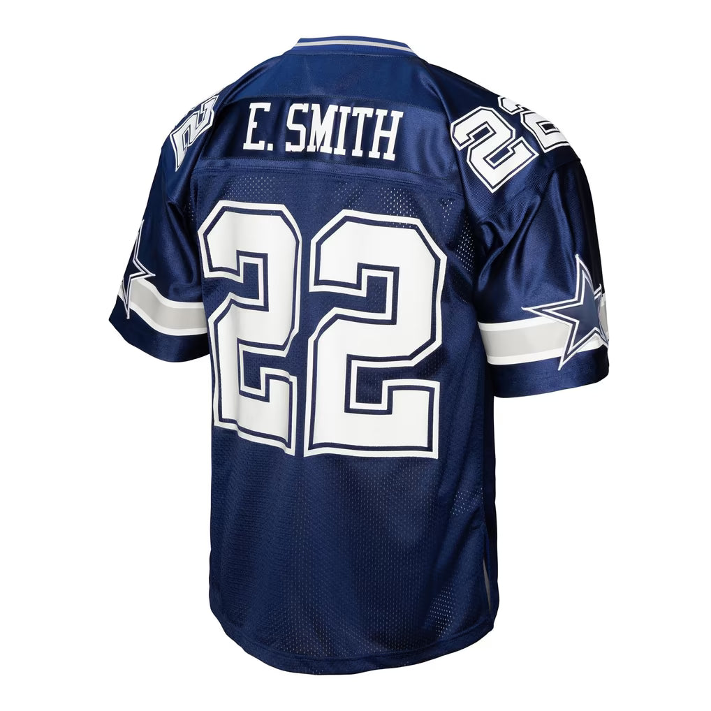 Mens Dallas Cowboys Emmitt Smith Game Home Replica Jersey