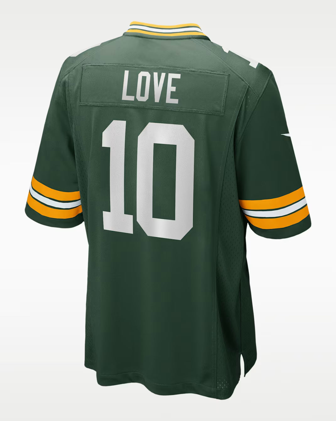 Mens Green Bay Packers Jordan Love Game Home Replica Jersey
