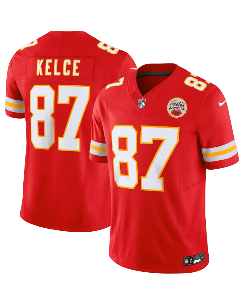 Mens Kansas City Chiefs Travis Kelce Game Home Replica Jerse