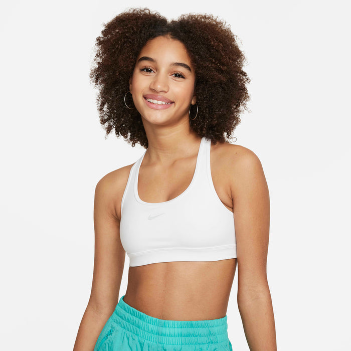 Girls Performance Dri-Fit Swoosh Bra